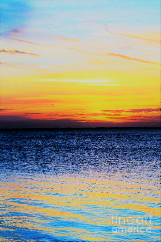 Sunset Art Print featuring the photograph Peace 2 by Joanne Carey