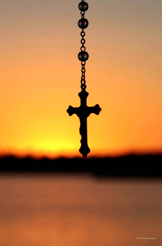 Rosary Art Print featuring the photograph Pray for Peace by Mary Walchuck