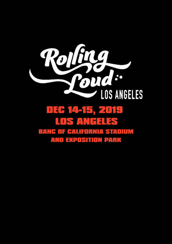 Rolling Art Print featuring the digital art Rolling Lound Los Angeles Fest BACK by Fikrizain Izain