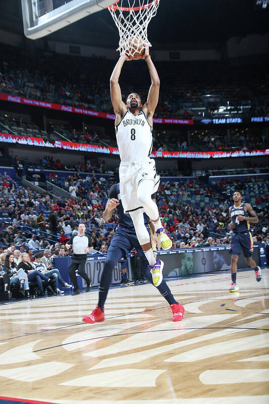 Smoothie King Center Art Print featuring the photograph Spencer Dinwiddie by Layne Murdoch