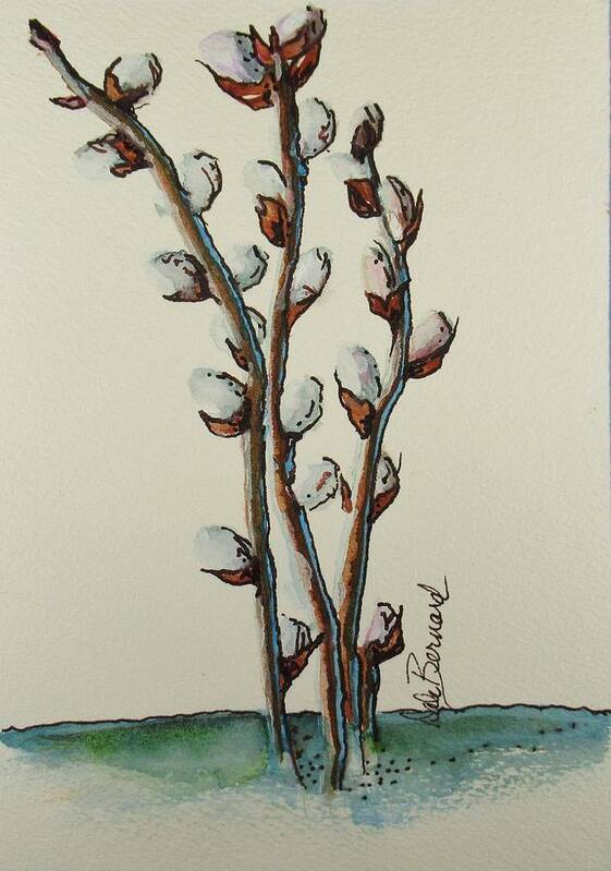 Pussy Willow Art Print featuring the painting Spring Is Coming by Dale Bernard