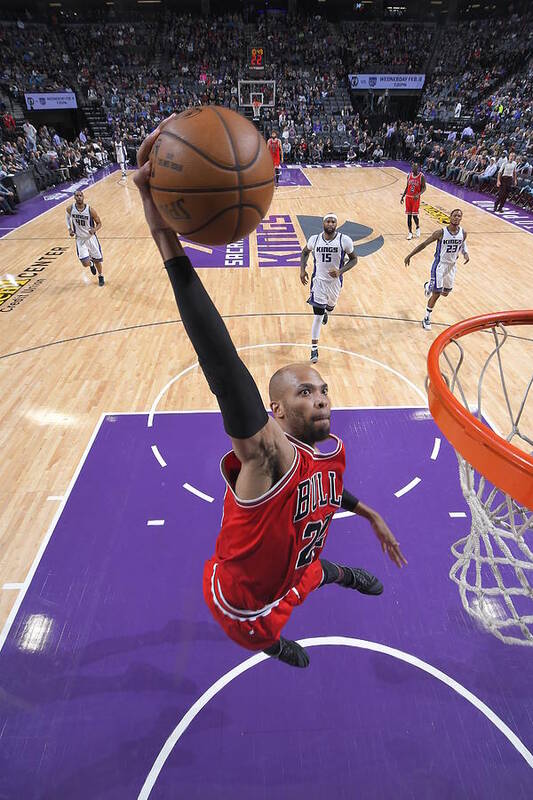 Nba Pro Basketball Art Print featuring the photograph Taj Gibson by Rocky Widner