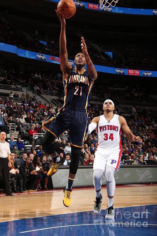 Thaddeus Young Art Print featuring the photograph Thaddeus Young by Brian Sevald