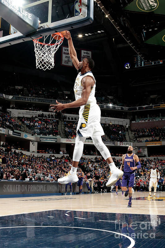 Thaddeus Young Art Print featuring the photograph Thaddeus Young by Ron Hoskins