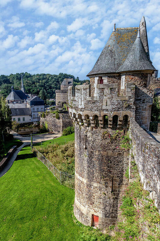 Fougeres Art Print featuring the photograph The Chateau de Fougeres by W Chris Fooshee