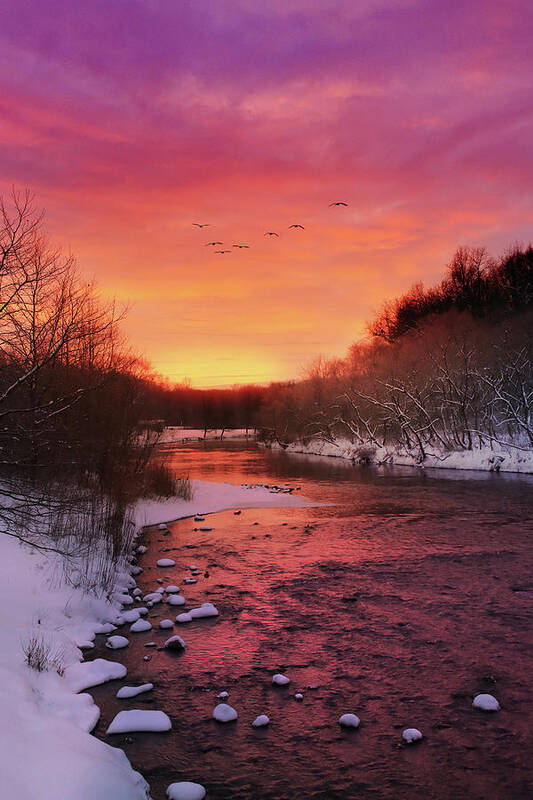  Art Print featuring the photograph The Gift of a New Day by Rob Blair