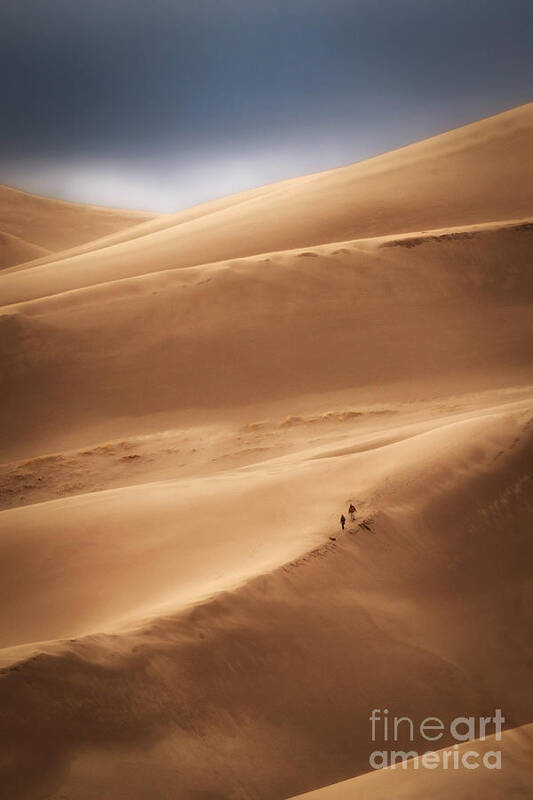 Sand Art Print featuring the photograph The Great Sand Dunes 4 by Elijah Rael