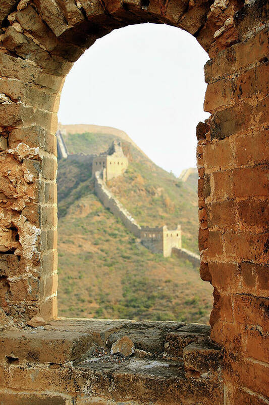 Wonder Of The World Art Print featuring the photograph The Great Wall of China by Leslie Struxness