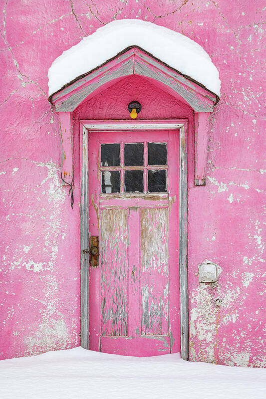 Door Art Print featuring the photograph The Pink Door by Darren White