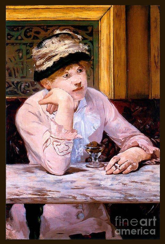 Edouard Art Print featuring the painting The Plum 1878 by Edouard Manet