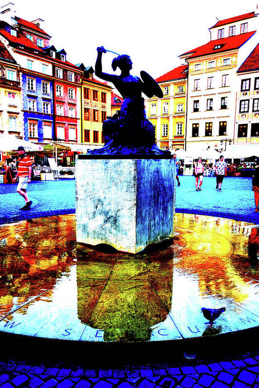 Warsaw Art Print featuring the photograph The Renewed Face Of Warsaw, Poland by John Siest