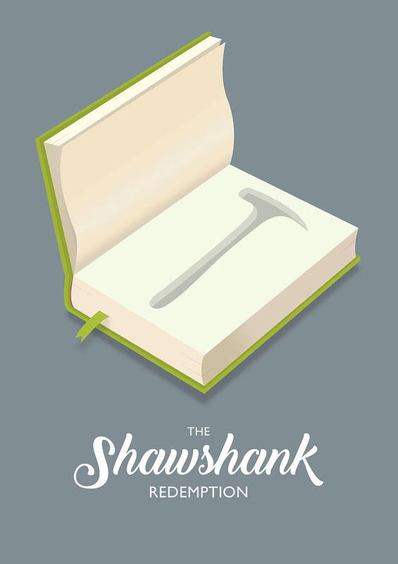Movie Poster Art Print featuring the digital art The Shawshank Redemption - Alternative Movie Poster by Movie Poster Boy