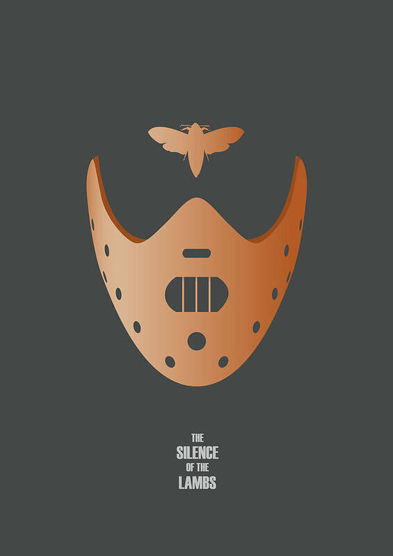 Movie Poster Art Print featuring the digital art The Silence of the Lambs - Alternative Movie Poster by Movie Poster Boy
