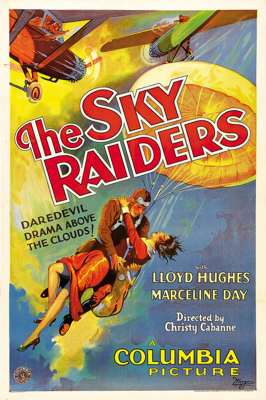 Sky Art Print featuring the mixed media ''The Sky Raiders'', 1931 by Movie World Posters