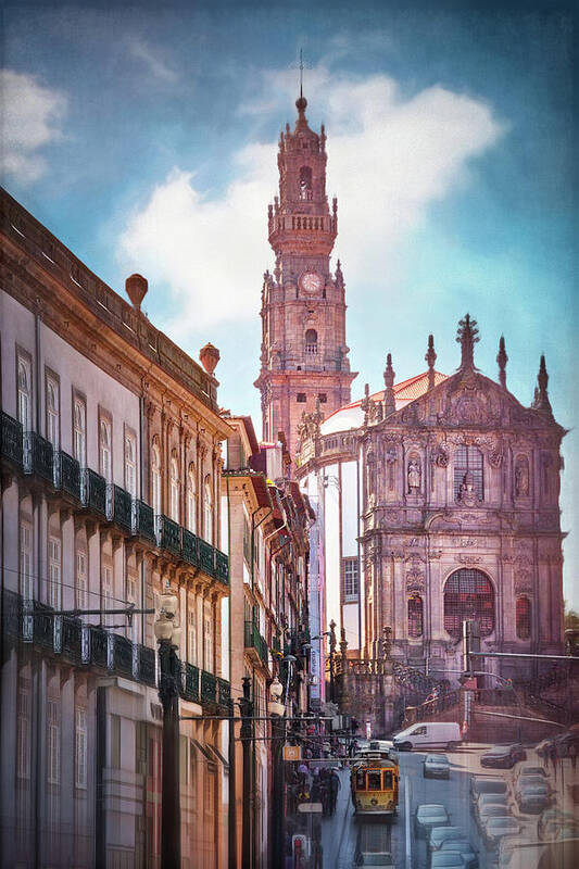Porto Art Print featuring the photograph Torre Dos Clerigos Porto Portugal by Carol Japp