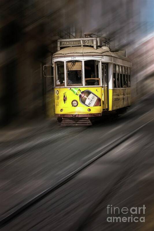 Lisbon Art Print featuring the photograph Tram 28, Lisbon, Portugal by Philip Preston