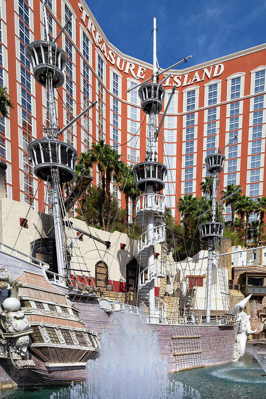 Las Vegas Art Print featuring the photograph Treasure Island by Ricky Barnard