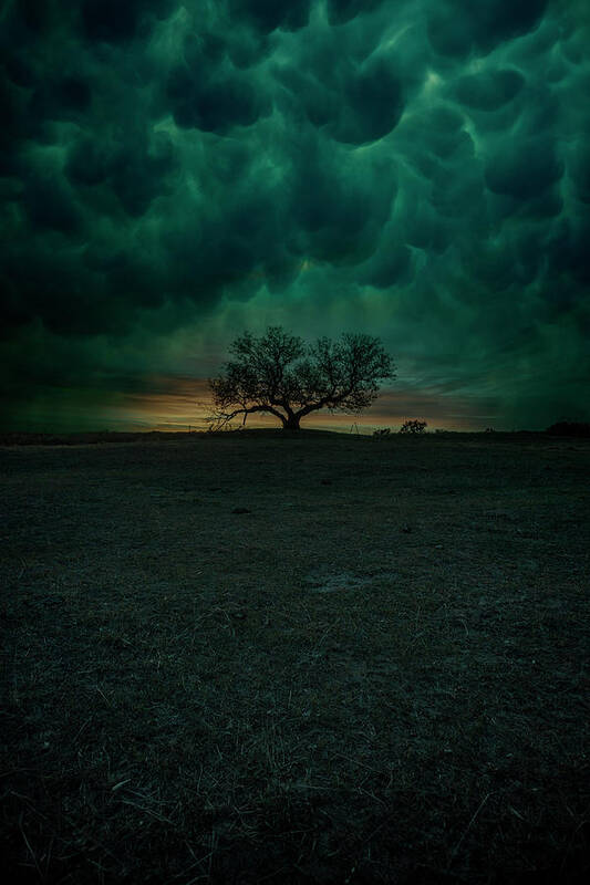 Bad Dream Art Print featuring the photograph Tribulation by Aaron J Groen
