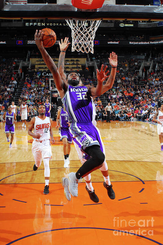Tyreke Evans Art Print featuring the photograph Tyreke Evans by Barry Gossage