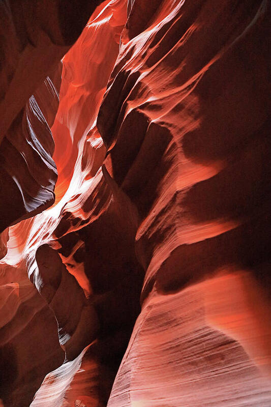 Antelope Canyon Art Print featuring the photograph Upper Antelope Canyon 3 by Richard Krebs