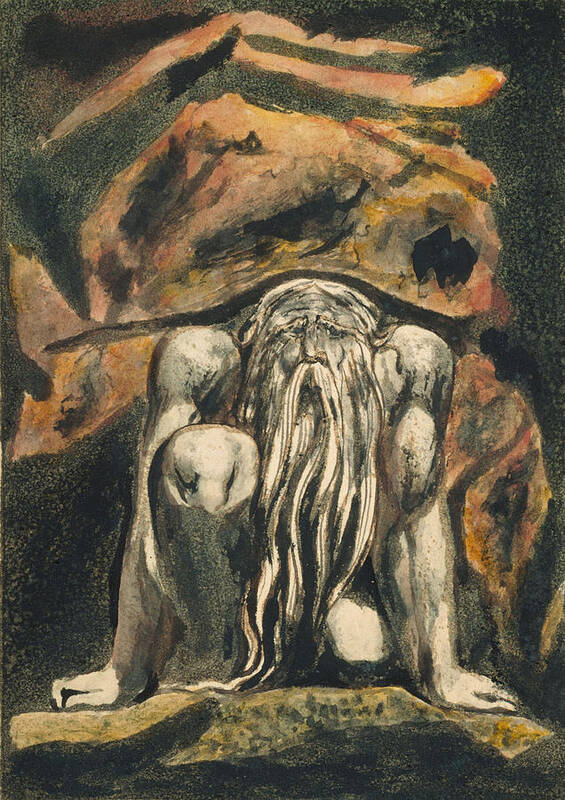 18th Century Artists Art Print featuring the relief Urizen by William Blake