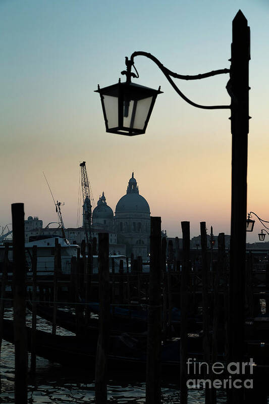 Italy Art Print featuring the photograph Venice at sunset by Andy Myatt