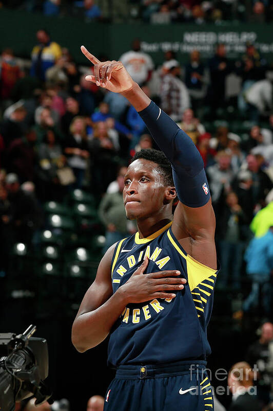 Victor Oladipo Art Print featuring the photograph Victor Oladipo by Jeff Haynes