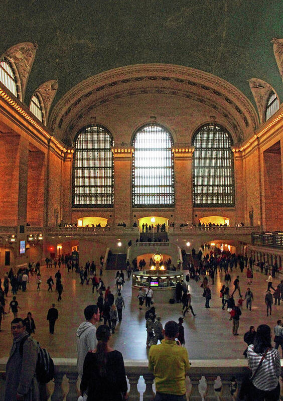Grand Central Terminal Art Print featuring the photograph Watching the Watchers by Jessica Jenney