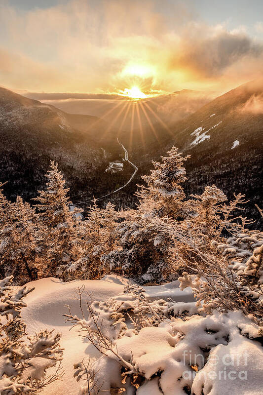 2021 Art Print featuring the photograph Winter Sunrise at the Eyebrow by Craig Shaknis