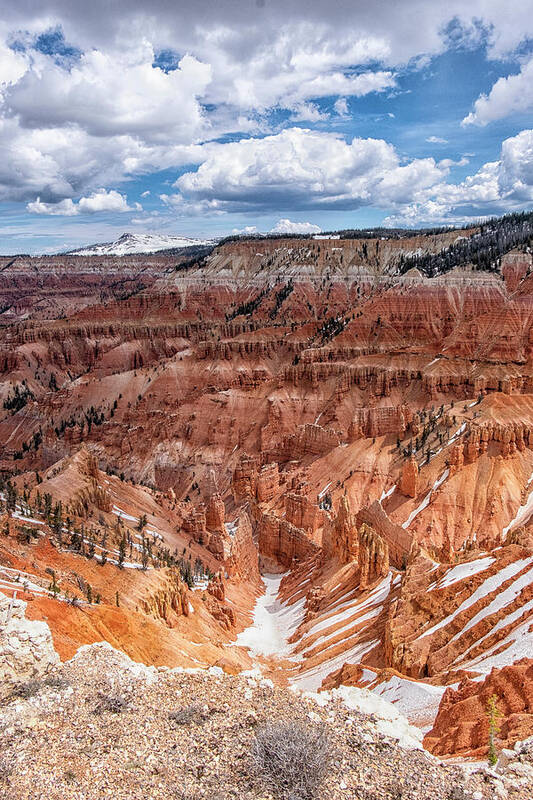 Cedar Breaks National Monument Art Print featuring the photograph Winter's Leftovers I by Phil Marty