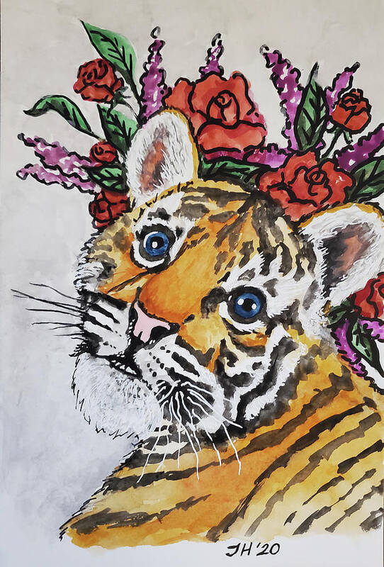 Chinese Zodiac Art Print featuring the photograph Year of the Tiger by Jean Haynes