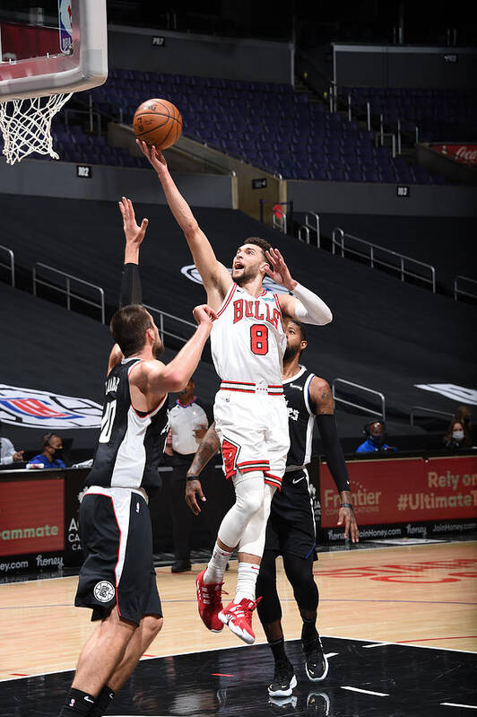 Zach Lavine Art Print featuring the photograph Zach Lavine by Adam Pantozzi