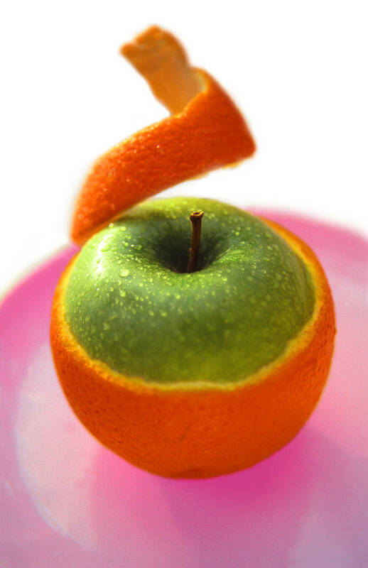 Fruit Art Print featuring the photograph Oranple #2 by Richard Piper
