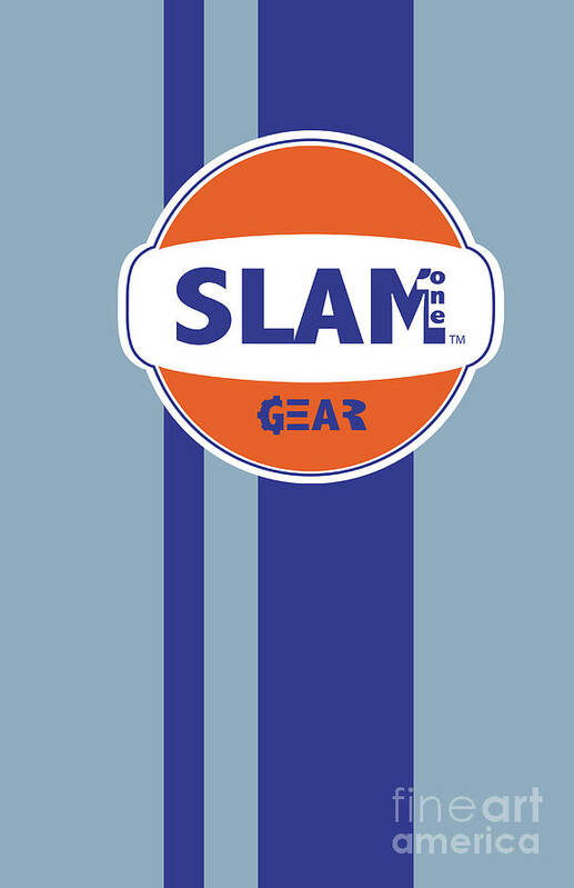 Slam One Gear Art Print featuring the digital art Slam One Gear #8 by James Eye