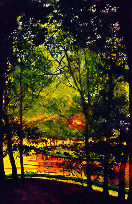 Mississippi Art Print featuring the painting A Better Place to Be by Frank SantAgata