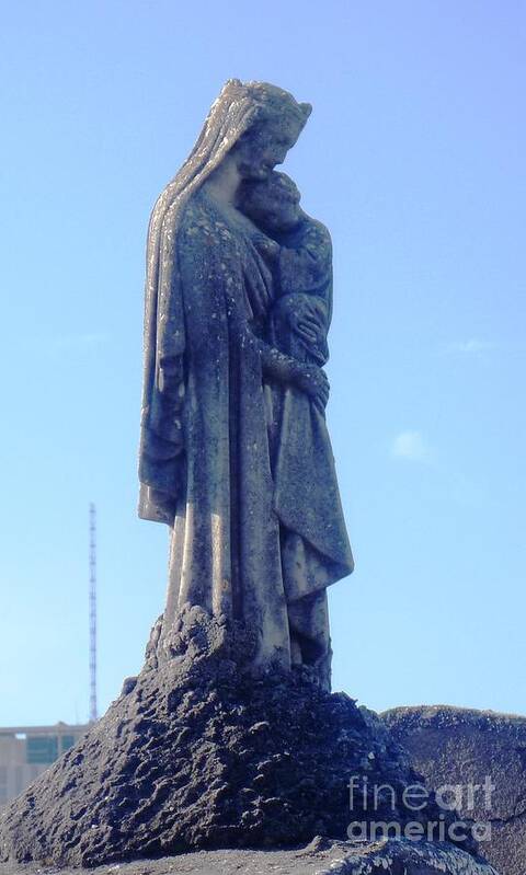 St. Loius Cemetery 1 In New Orleans La Art Print featuring the photograph A Mother's Love by Alys Caviness-Gober