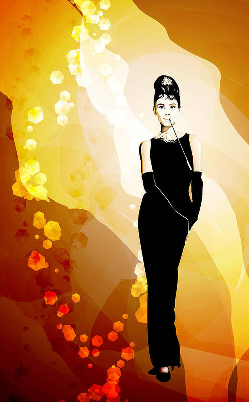 Adobe Art Print featuring the digital art Audrey by Matthew Lindley