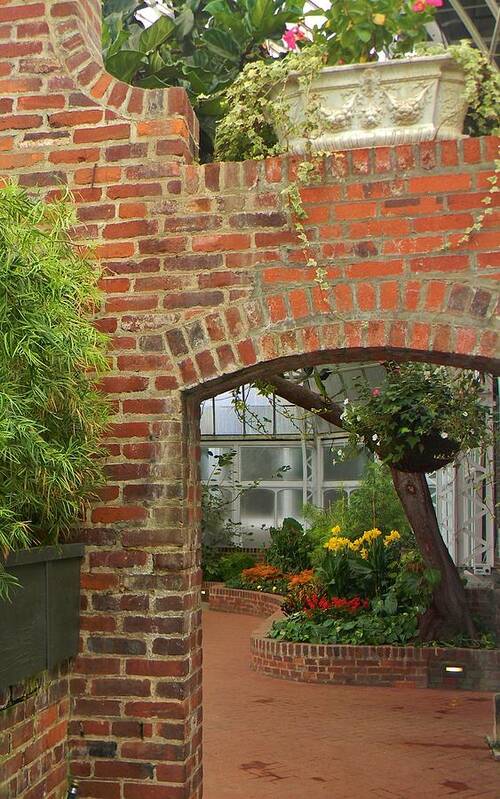 Brick Art Print featuring the photograph Brick Archway by Jean Goodwin Brooks