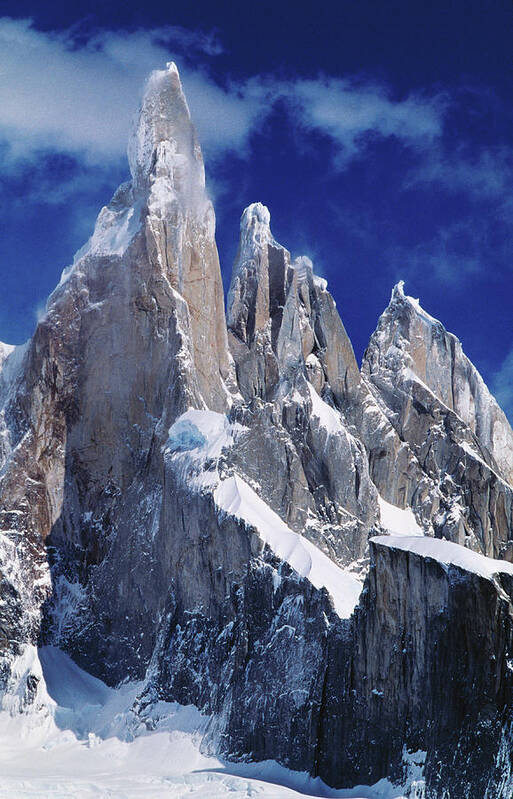 Scenics Art Print featuring the photograph Cerro Torre 3102m From Laguna Torre by Richard I'anson