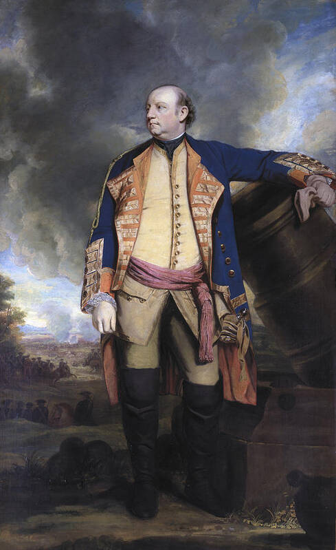Full Length Art Print featuring the painting John Manners Marquess Of Granby, C.1763 by Joshua Reynolds