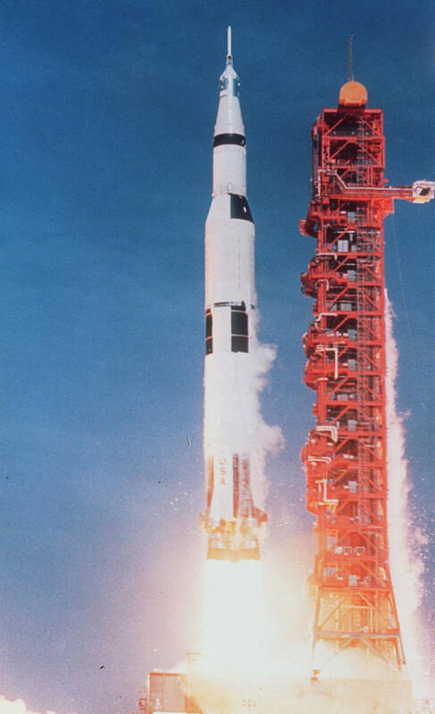 Apollo 11 Art Print featuring the photograph Launch Of Apollo 11 by Nasa/science Photo Library