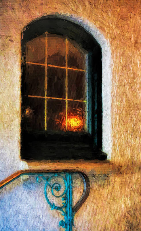 Window Art Print featuring the photograph Light in the Window by Clare VanderVeen