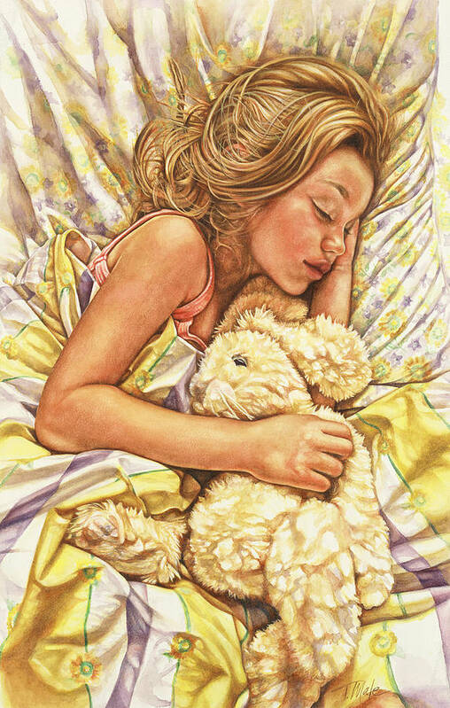 Still Life Art Print featuring the painting Little Dreamer by Tracy Male