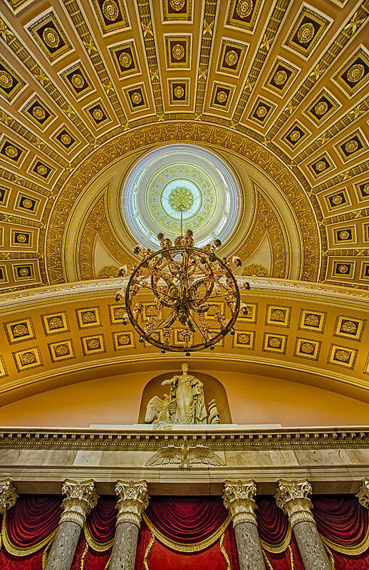 Architecture Art Print featuring the photograph National Statuary Hall by Susan Candelario