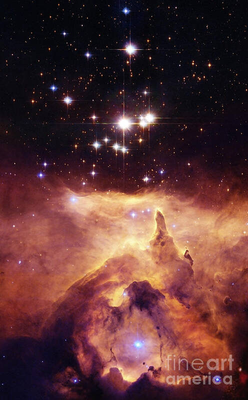 Nebula Art Print featuring the photograph Pismis 24-1 NGC 6357 by Nicholas Burningham