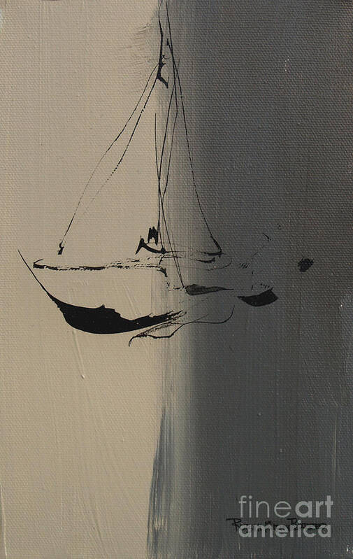 Sail Art Print featuring the painting Sail by Robin Pedrero