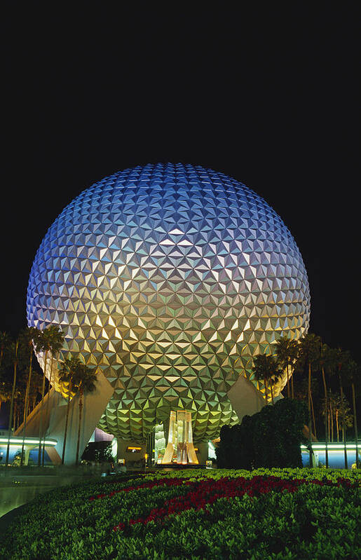 America Art Print featuring the photograph Spaceship Earth, Epcot Center by F. Stuart Westmorland