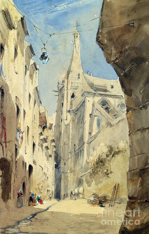 St Art Print featuring the painting St. Severin Paris by James Holland