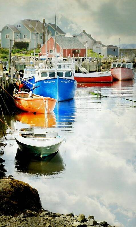 Peggy's Cove Art Print featuring the photograph The Cove by Diana Angstadt