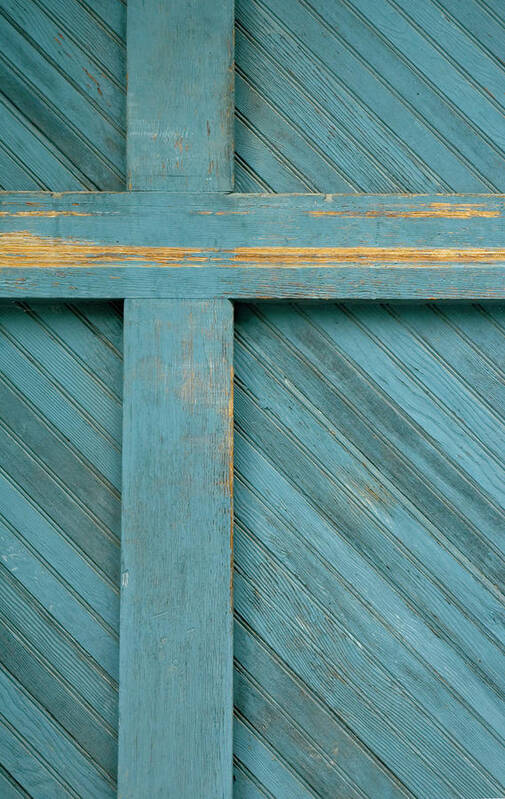 New Mexico Art Print featuring the photograph Blue Door by Ron Weathers